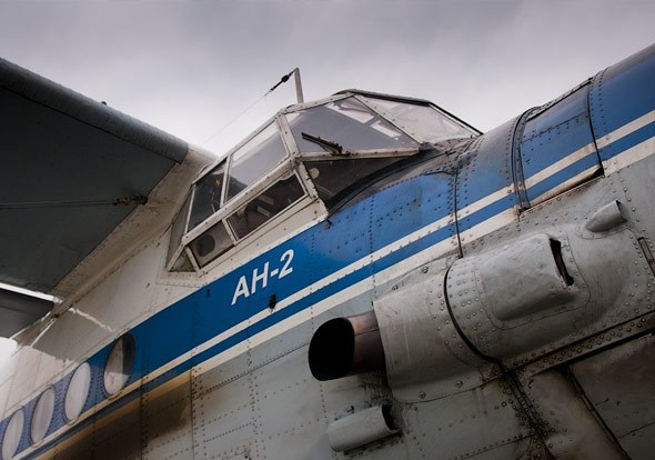 Списанная авиатехника на аэродроме, город Киржач, Владимировская область.
