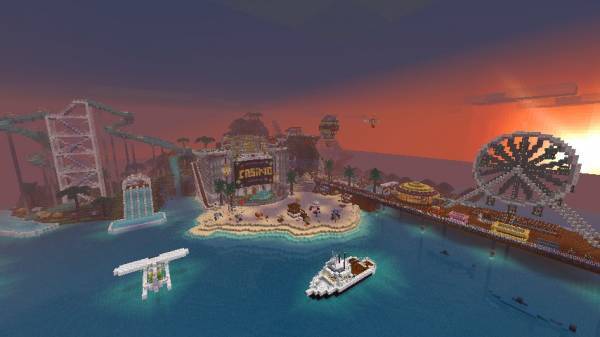 Minecraft 1.4.7 — Карта «Райский остров»